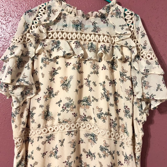 GLAMOROUS CURVE PLUS SIZE RUFFLE DRESS - Picture 2 of 6